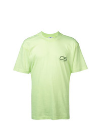 T-shirt à col rond imprimé vert menthe Cmmn Swdn