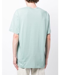 T-shirt à col rond imprimé vert menthe Comme Des Garcons Homme Plus