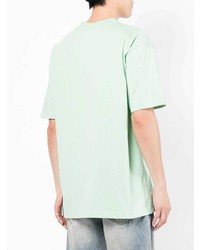 T-shirt à col rond imprimé vert menthe Vision Of Super