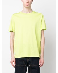 T-shirt à col rond imprimé vert menthe Stone Island Shadow Project