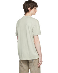 T-shirt à col rond imprimé vert menthe Acne Studios