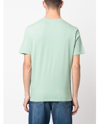 T-shirt à col rond imprimé vert menthe Jacob Cohen