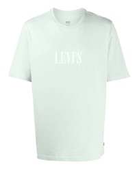T-shirt à col rond imprimé vert menthe Levi's