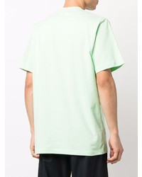 T-shirt à col rond imprimé vert menthe Sunnei