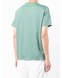 T-shirt à col rond imprimé vert menthe Armani Exchange