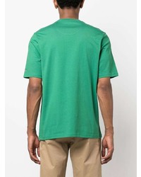 T-shirt à col rond imprimé vert menthe Barbour