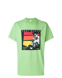 T-shirt à col rond imprimé vert menthe Noon Goons