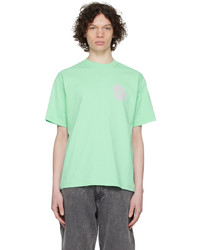 T-shirt à col rond imprimé vert menthe Objects IV Life