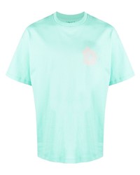 T-shirt à col rond imprimé vert menthe Objects IV Life