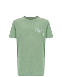 T-shirt à col rond imprimé vert menthe OSKLEN