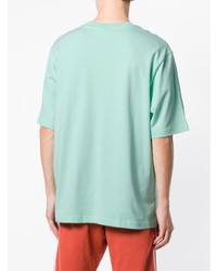 T-shirt à col rond imprimé vert menthe adidas
