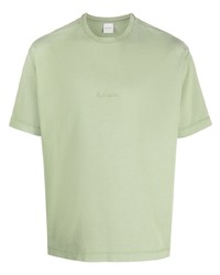 T-shirt à col rond imprimé vert menthe Paul Smith