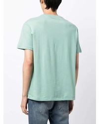 T-shirt à col rond imprimé vert menthe Polo Ralph Lauren