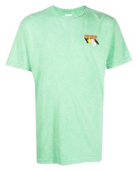 T-shirt à col rond imprimé vert menthe RIPNDIP