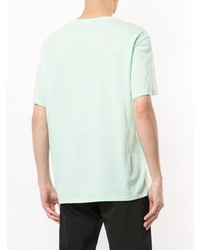 T-shirt à col rond imprimé vert menthe Neil Barrett