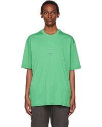 T-shirt à col rond imprimé vert menthe Song For The Mute