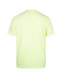 T-shirt à col rond imprimé vert menthe Supreme