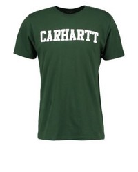 T-shirt à col rond imprimé vert Carhartt WIP