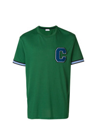 T-shirt à col rond imprimé vert CK Calvin Klein