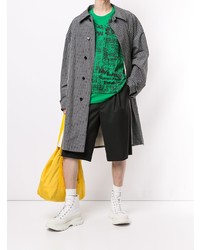 T-shirt à col rond imprimé vert Comme Des Garcons Homme Plus