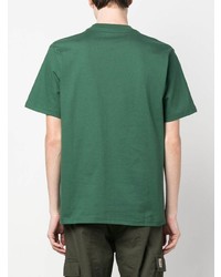 T-shirt à col rond imprimé vert Carhartt WIP