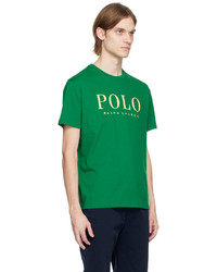 T-shirt à col rond imprimé vert Polo Ralph Lauren