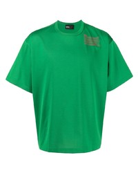 T-shirt à col rond imprimé vert Kolor