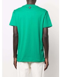 T-shirt à col rond imprimé vert Philipp Plein