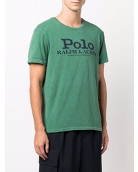 T-shirt à col rond imprimé vert Polo Ralph Lauren