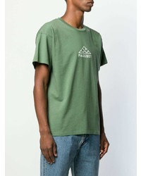 T-shirt à col rond imprimé vert PACCBET