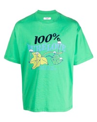T-shirt à col rond imprimé vert Opening Ceremony