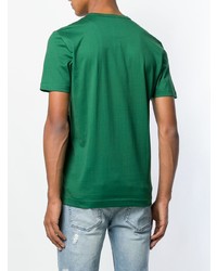 T-shirt à col rond imprimé vert Dolce & Gabbana