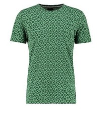 T-shirt à col rond imprimé vert Produkt