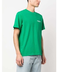 T-shirt à col rond imprimé vert Sporty & Rich
