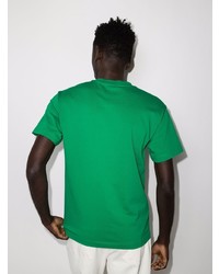 T-shirt à col rond imprimé vert Jacquemus