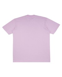 T-shirt à col rond imprimé violet clair Supreme