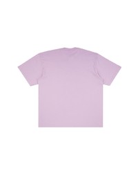 T-shirt à col rond imprimé violet clair Supreme