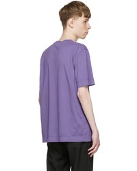 T-shirt à col rond imprimé violet clair 1017 Alyx 9Sm