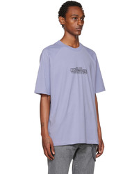 T-shirt à col rond imprimé violet clair Song For The Mute