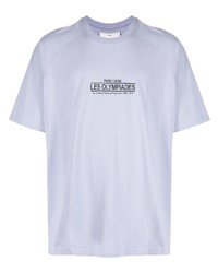 T-shirt à col rond imprimé violet clair Song For The Mute