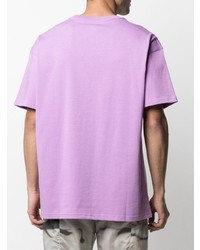 T-shirt à col rond imprimé violet clair Nike