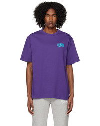 T-shirt à col rond imprimé violet Billionaire Boys Club