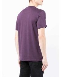 T-shirt à col rond imprimé violet PS Paul Smith