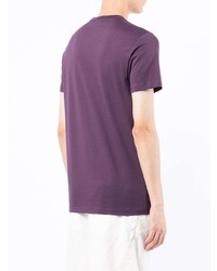 T-shirt à col rond imprimé violet PS Paul Smith