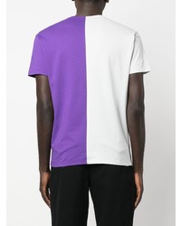 T-shirt à col rond imprimé violet Valentino Garavani