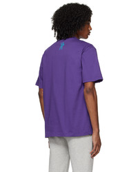 T-shirt à col rond imprimé violet Billionaire Boys Club