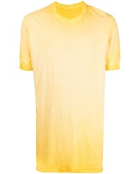 T-shirt à col rond jaune 11 By Boris Bidjan Saberi