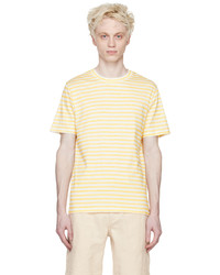 T-shirt à col rond jaune A.P.C.