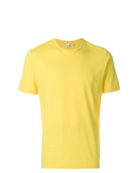 T-shirt à col rond jaune Aspesi