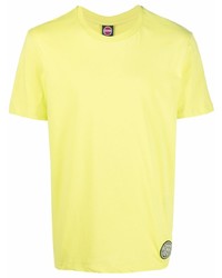 T-shirt à col rond jaune Colmar